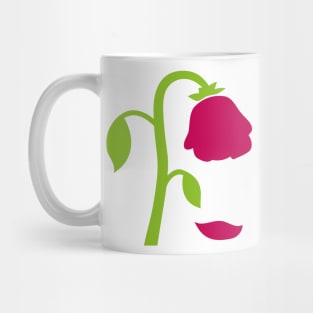 Rose Flower Dying Mug